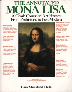 The Annotated Mona Lisa A Crash Course in Art History from Prehistoric to Post-Modern (Carol Strickland, John Boswell)