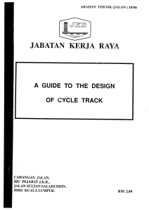 viii. JKR Design of Cycle Track