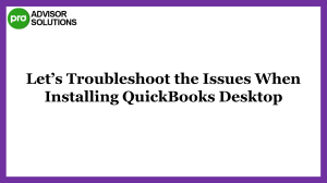 Step by step Fix For Installation errors in QuickBooks Desktop