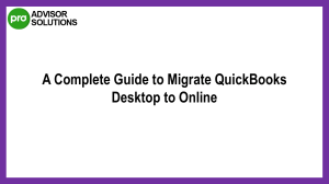 An Easy Guide for Migrate QuickBooks Desktop to Online