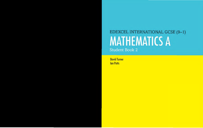 Edexcel mathematics a student book 2 Edexcel mathematics a student book 2