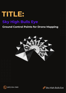 Sky High Bulls Eye Ground Control Points for Drone Mapping