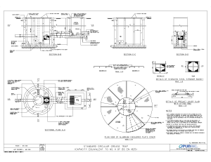 Grease Trap Technical Drawing