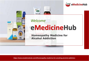 Homeopathy Medicine for Alcohol Addiction