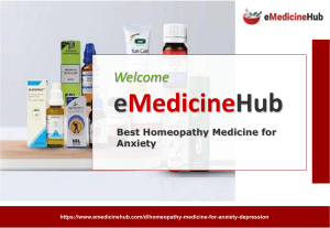 Best Homeopathy Medicine for Anxiety