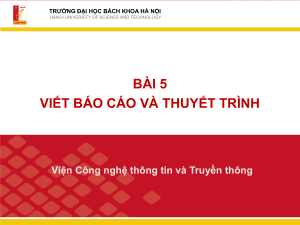 Bai 5-Viet bao cao va Thuyet trinh