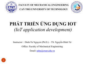 IoT Application Development Chapter5