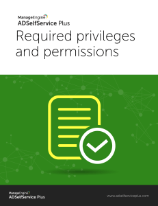 adselfservice-plus-privileges-permissions-requirement-guide