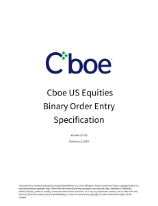 Cboe US Equities BOE Specification