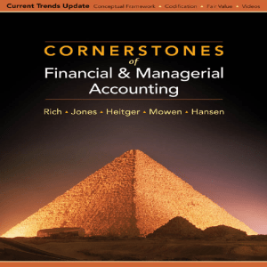 Cornerstones of Financial & Managerial Accounting  Current Trends Update   ( PDFDrive ) 1