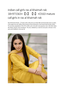 indian call girls ras al khaimah rak 18+971563+【5】【5】+O163 mature call girls ras al khaimah rak