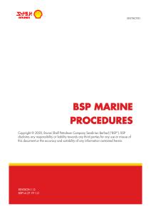 BSP Marine Procedures Rev 1.0