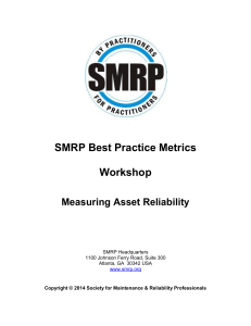 SMRP Metrics Workshop 2014 Workbook