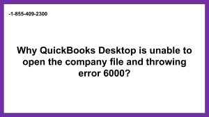 Quick Guide to Fix QuickBooks Desktop unable to open the company file issue 2