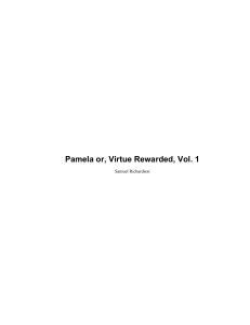 Pamela or, Virtue Rewarded, Vol. 1