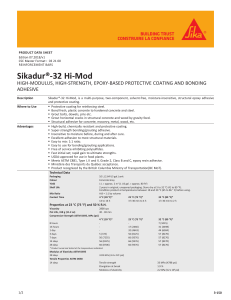 Sikadur32HiMod pds-Bonding Agent Between New and Existing Concrete