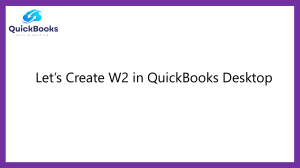 Create W2 in QuickBooks Desktop: Troubleshooting Tips