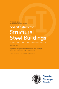 Structural Steel Buildings Specification ANSI/AISC 360-22