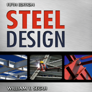 Steel Design Segui Fifth Edition