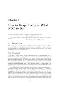 How to Graph Badly: Avoiding Chartjunk in Data Visualization