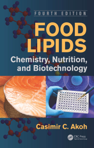 Lipidos Alimentos Química Nutrición Biotecnología - CRC, Casimir C. Akoh