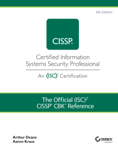 The-Official-Isc2-Cissp-Cbk-Reference-By-Arthur-J-Deane-Aaron-Kraus