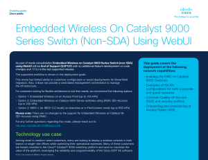 Embedded Wireless On Catalyst 9000 Series Switch (Non-SDA) Using WebUI
