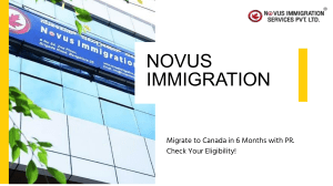 Canada Immigration Consultancy in Bangalore – Novusimmigration.com