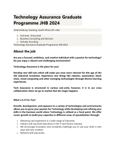 Technology Assurance Graduate Programme Job Profile (1)