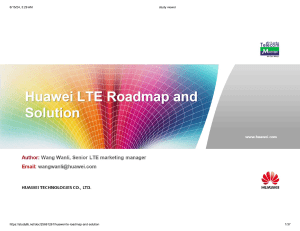 LTE Road Map