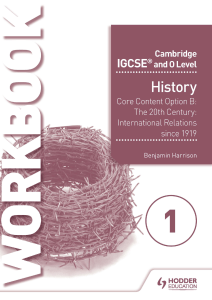 Cambridge IGCSE and O Level History Workbook  2