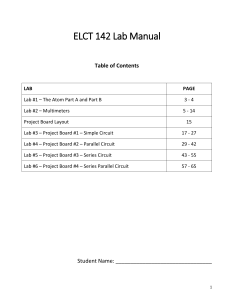 A ELCT 142 Lab Manual 