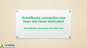 QuickBooks Connection Has Been Lost: 100% Working steps