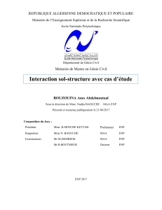 Interaction Sol-Structure : Étude de Cas en Génie Civil