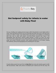 Get foolproof safety for infants in water with Baby Float