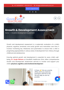 Growth & Development Assessment