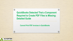 Cannot Print PDF Invoices in QuickBooks: Rectify swifly