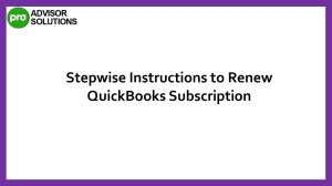 Step by Step to Fix QuickBooks Desktop Subscription issue