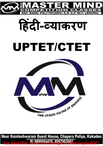 Hindi Vyakaran Notes PDF For CTET UPTET By Mastermind Classes ( For More Book - www.Nitin-Gupta.com )