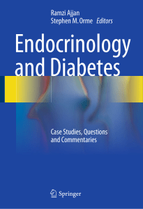 Endocrinology and diabetes 