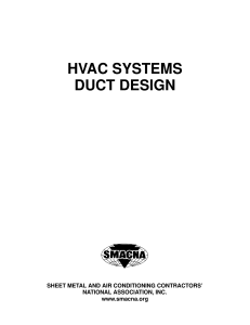SMACNA HVAC System Duct Design