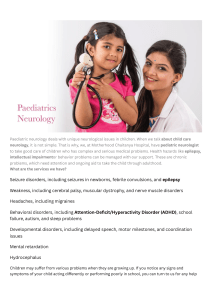 Paediatric neurology 
