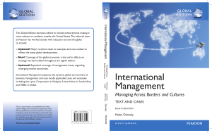 International Management Textbook: Managing Across Borders