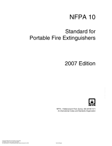 NFPA 10-2007