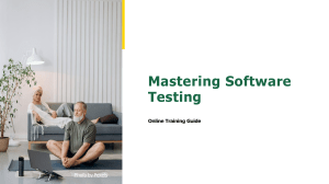 Mastering Software Testing at Naresh IT