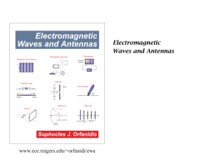 Electromagnetics Waves And Antennas