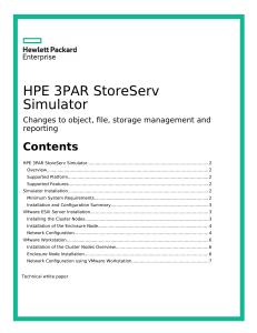 HPE 3PAR StoreServ Simulator 3.2.2