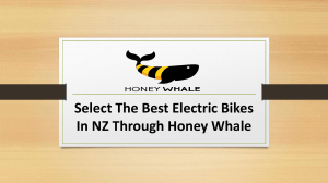 Select The Best Electric Bikes In NZ Through Honey Whale