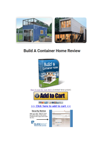 Build A Container Home BOOK Warren Thatcher Download (PDF)
