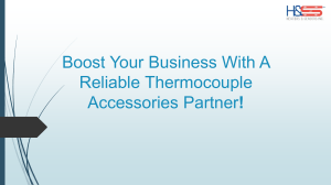 Achieve Business Excellence with a Reliable Thermocouple Accessories Partner!